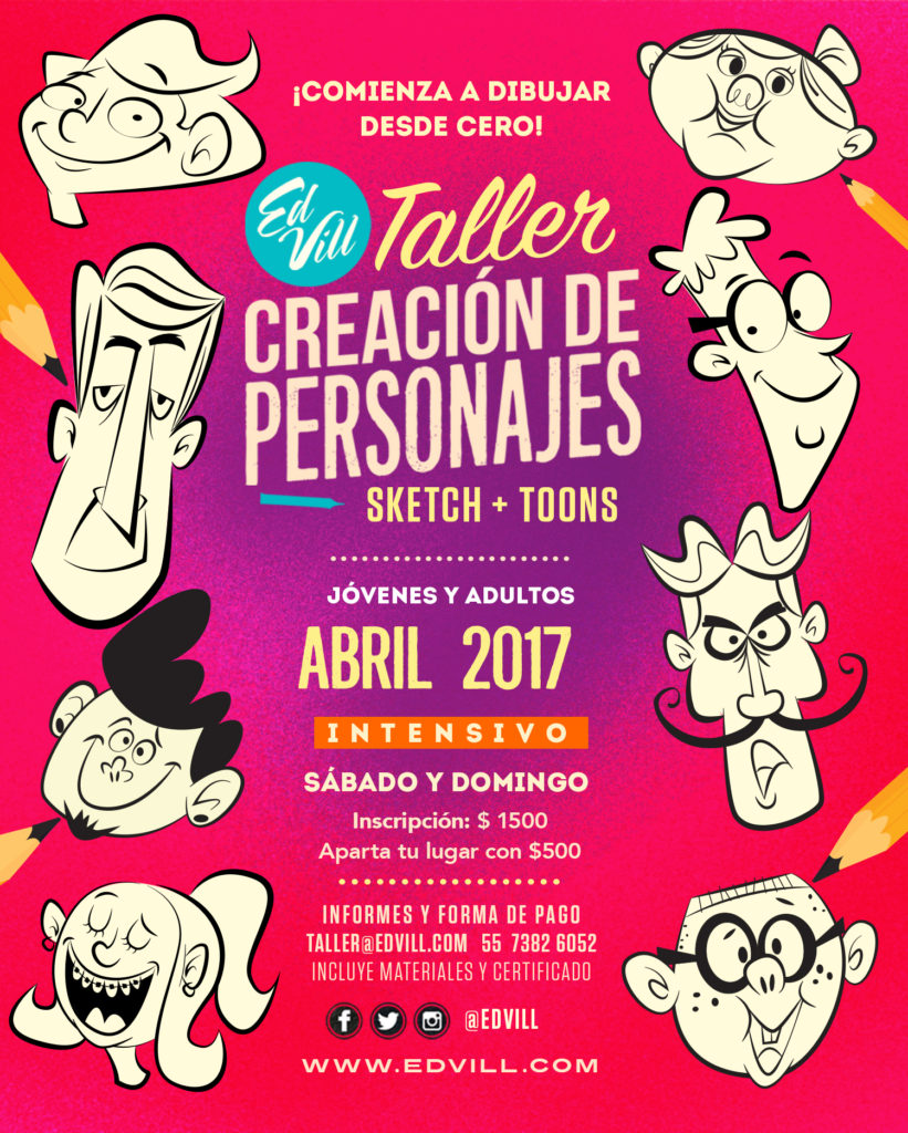 taller dibujo personajes